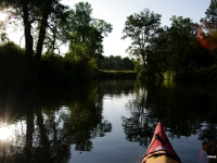 33117CrLe - Early morning kayak along the Sauble River - Winding River Campground, Sauble Beach  Peter Rhebergen - Each New Day a Miracle